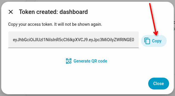Generate a long-lived access to